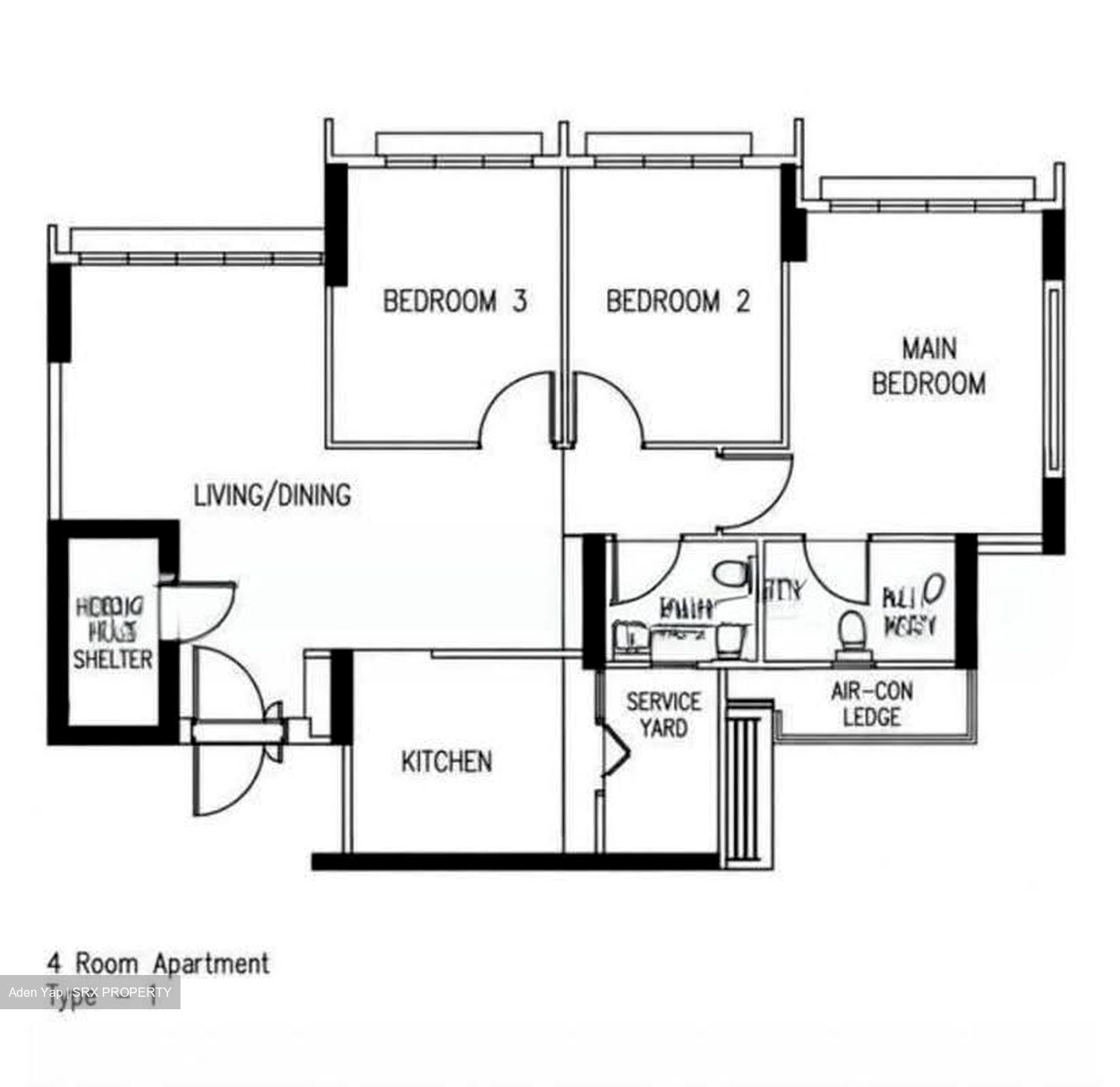 Blk 163C Rivervale Delta (Sengkang), HDB 4 Rooms #635021561